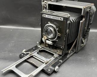 Military Graflex Speed Graphic 4 X 5 press camera.