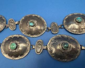 Navajo sterling silver.