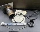Vintage camera lens and accessories.