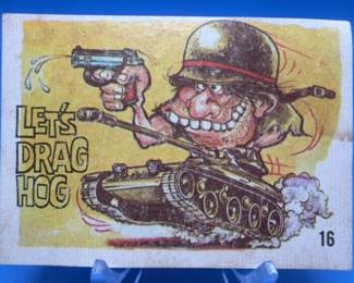 Vintage Donruss Rat Fink style stickers. Ephemera.