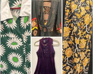 Vintage Clothing Bobbie Brocks Slacks Floral Dress  More