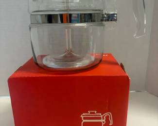 Vintage Pyrex Glass Coffee Percolator NIB