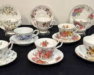 English Teacups And Saucers