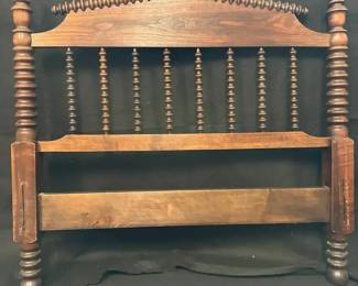Pair Of Twin Spindle Foot And Headboard Frames