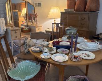 Vintage furniture and decor