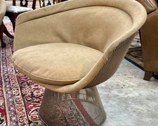 Set of 2 Knoll Platner Mohair Lounge Chairs