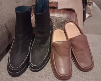 Coach muke loafers, Via Segoga boots