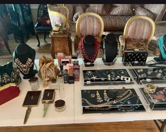 Huge Collection Fine Vintage Costume Signed Jewelry