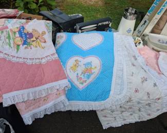Handmade Baby Crib Quilted Blankets