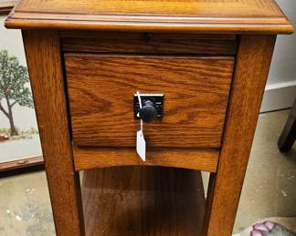 Oak side table
