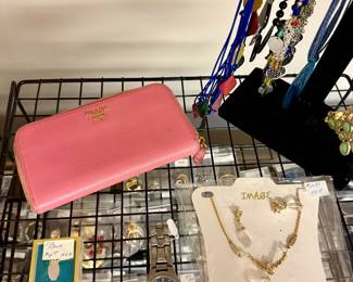 Pretty pink Prada wallet