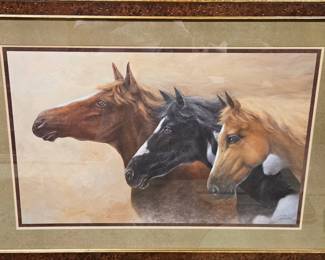 Home Interiors "Born Free" framed art