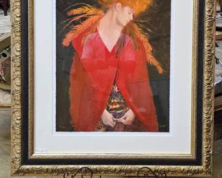 "Scarlet Cloak" by Spanish artist Felix Mas