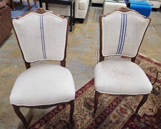 French flour sack chairs