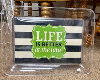 Fun tray with handles