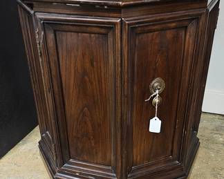 Octagonal side table