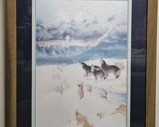 Donald Vann framed art - "Cry of the Kindred Spirit"
