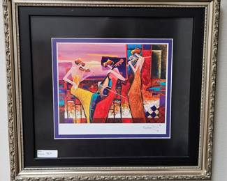 Framed Charles Lee art
