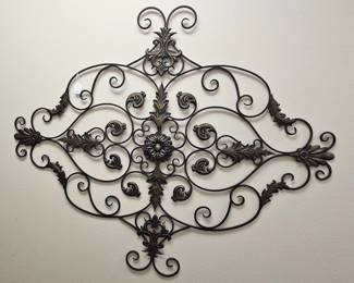 Pretty scrolled wall art