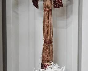 Wreath hanger and Santa