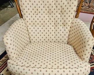 Upholstered rocker