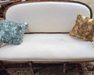 Beautiful, upholstered settee