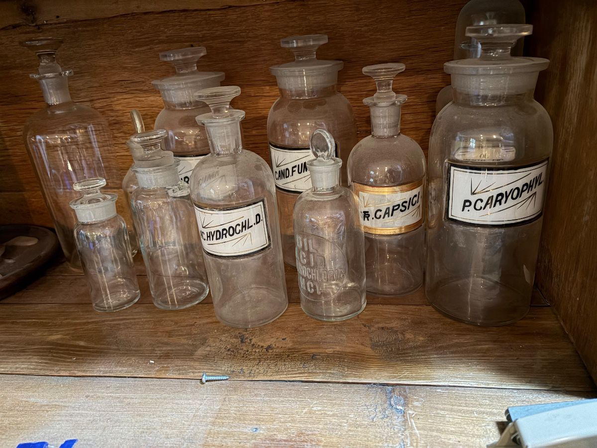 Apothecary bottles