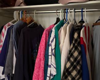 Women’s t-shirts and sweaters, L and XL