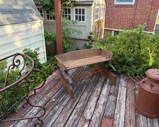 Antique carriage seat
