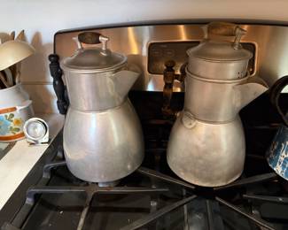 Vintage coffee makers