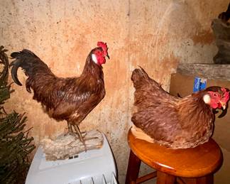 Rooster & Hen Decor