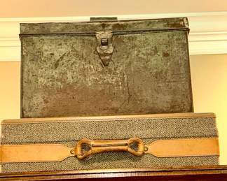 Vintage Hartmann tweed luggage