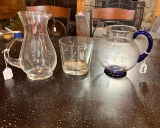 Vintage glassware