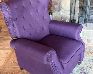 purple chair