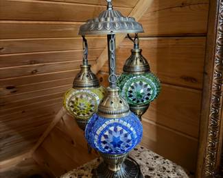 Turkish lamps, several styles