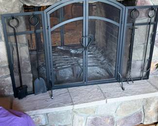 fireplace screen