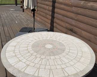 Mosaic patio table