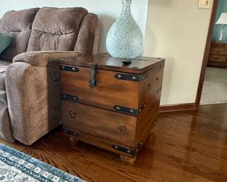 Storage Side Table - Wood