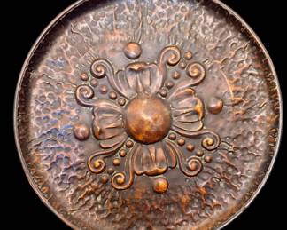 Decorative metal tray