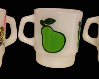 Fire-King mugs make an Anchor-hocking in the 1960s.