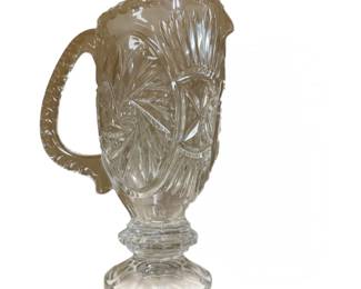 Vintage cut crystal pitcher
