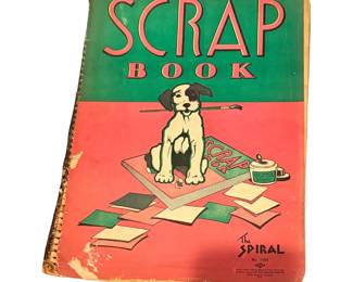 vintage Westab Spiral Scrapbook
