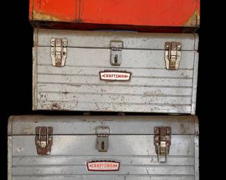 Vintage tool boxes