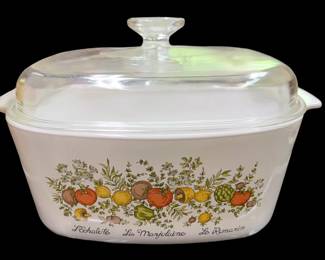 vintage CorningWare Spice of Life 5-Quart Casserole Dish