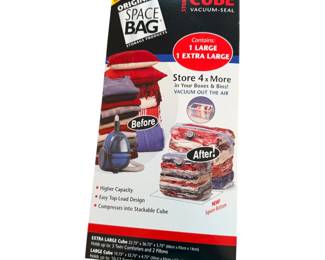 One extra large space, saving bag!