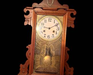 Circa 1880s–1900s. Parlor or mantel clock.