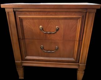 Vintage traditional bedside table