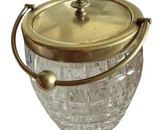 Crystal biscuit jar