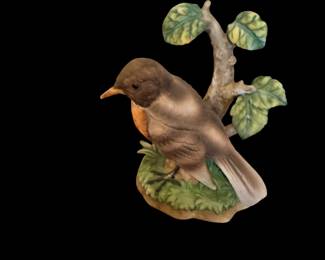 vintage porcelain robin figurine