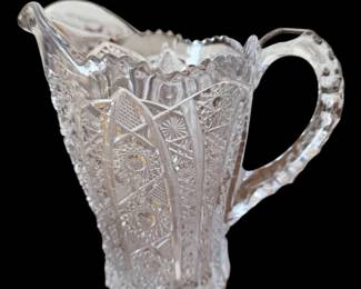 Imperial Glass Pitcher  "Bellaire" Pattern No. 505 - Antique c. 1913